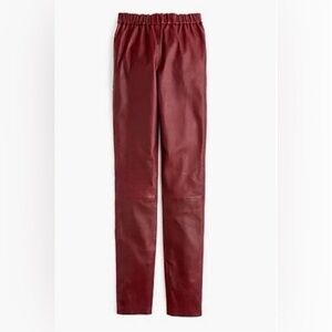 J. Crew Collection leather leggings - size 8